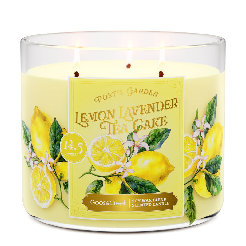 Lemon Lavender Tea Cake 3-Wick Candle Select 5-0269