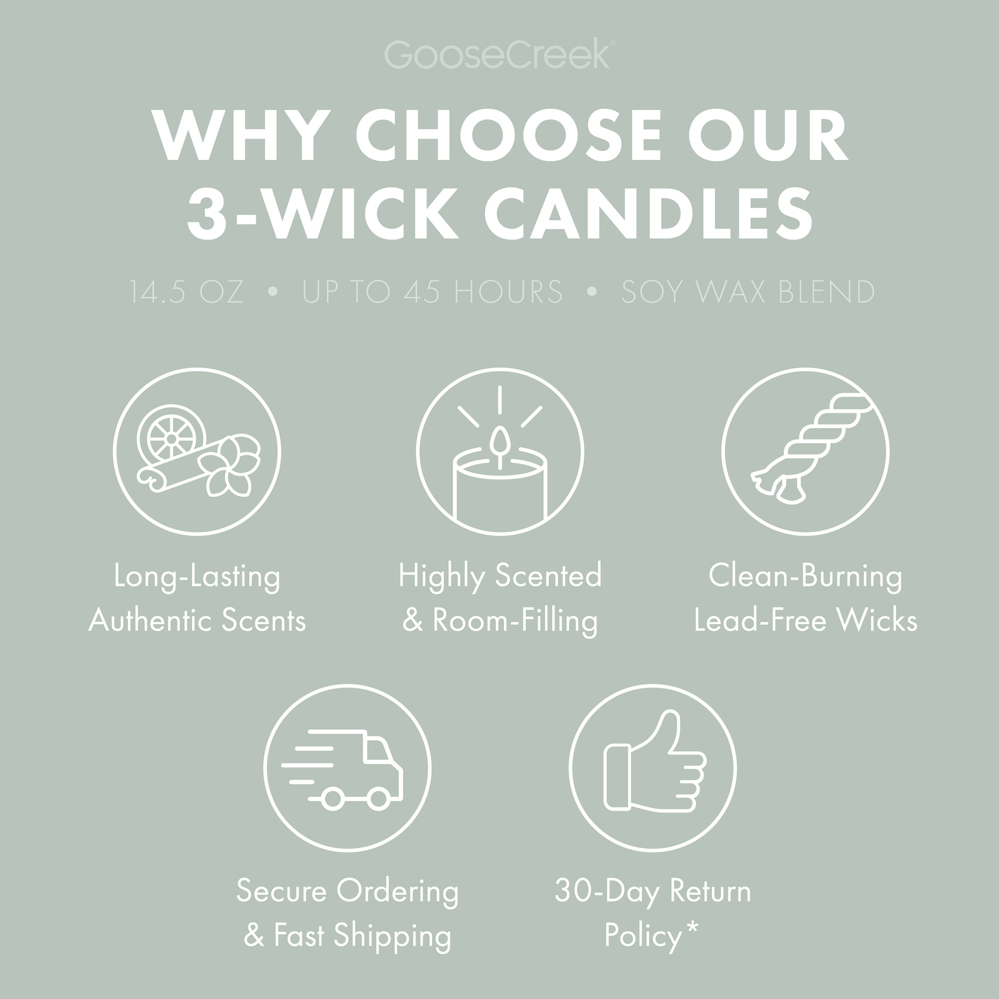 Rosemary & Peppermint Aromatherapy 3-Wick Candle
